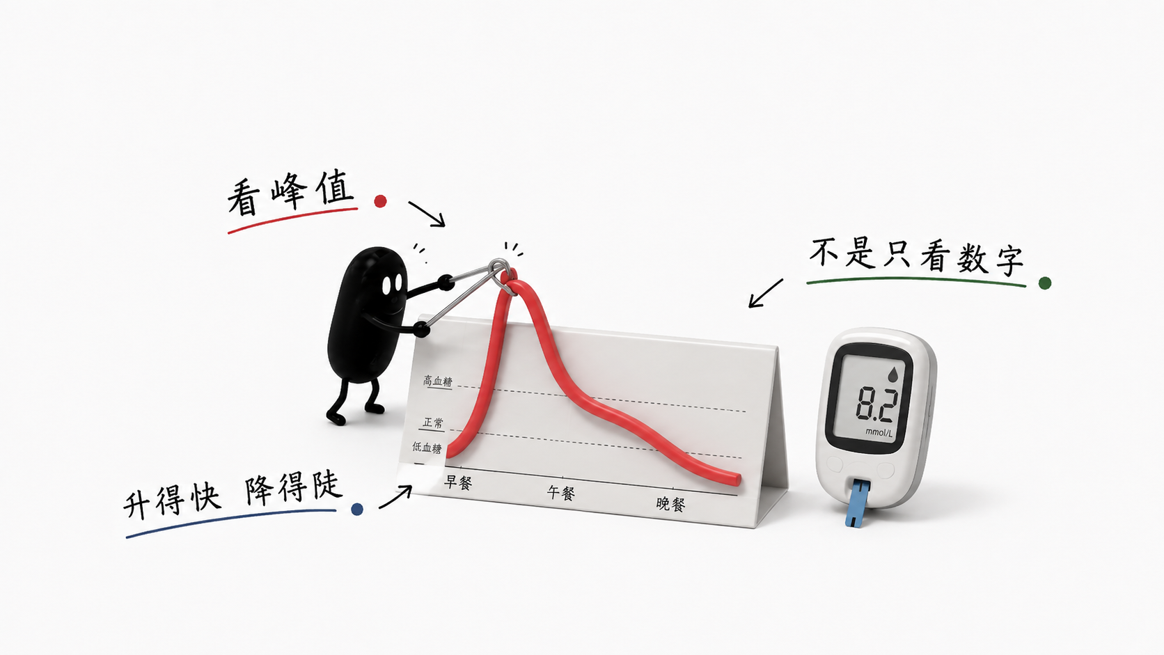 知识卡 4:血糖平稳——看三餐曲线,不是只看单个数字